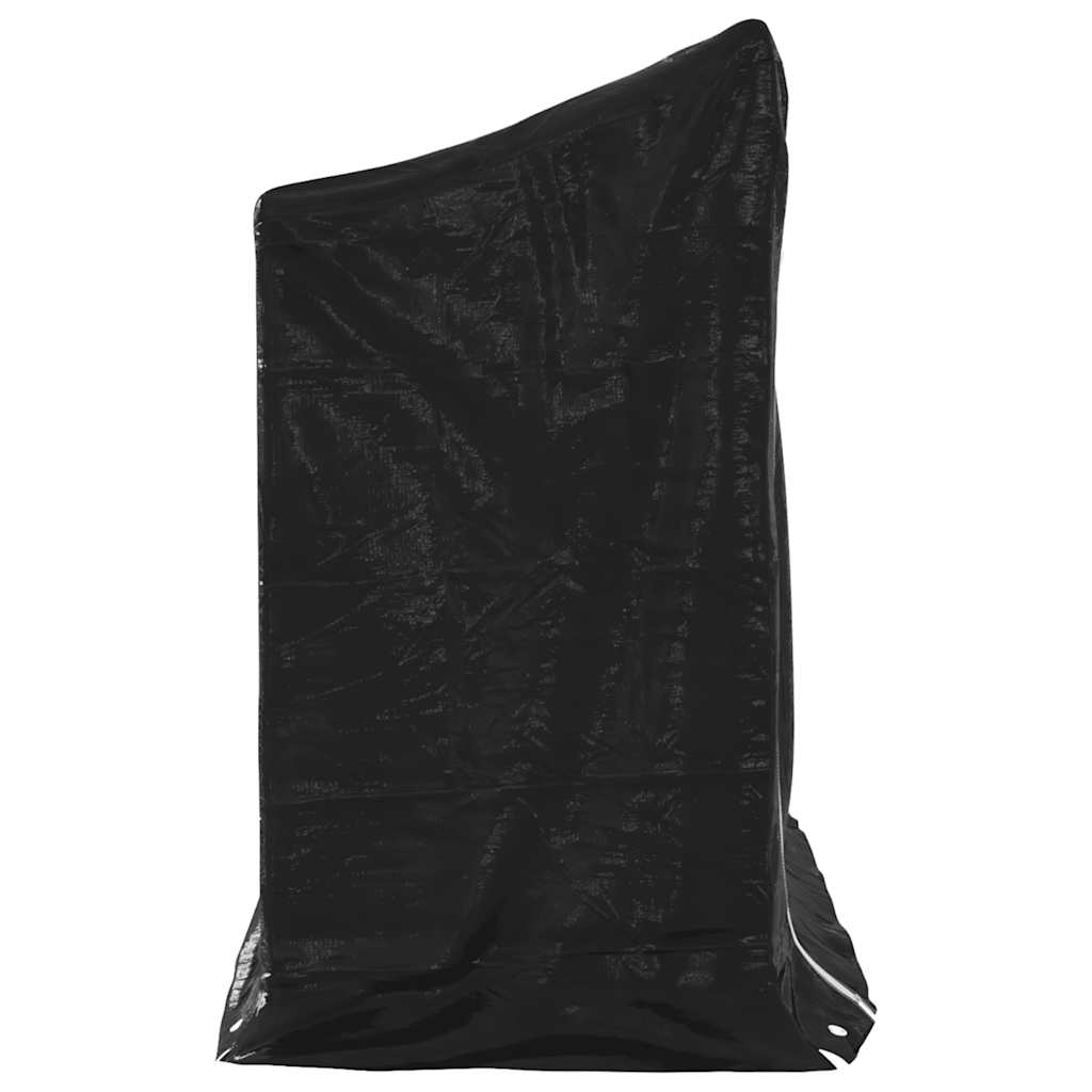 Haardhoutrek met regenhoes 151x60,5x110,5 cm staal is nu te koop bij PeponiXL, paradijselijk wonen!