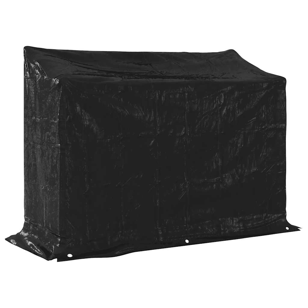 Haardhoutrek met regenhoes 151x60,5x110,5 cm staal is nu te koop bij PeponiXL, paradijselijk wonen!