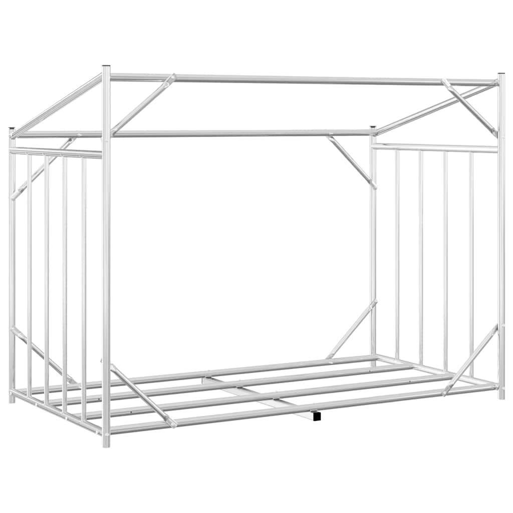 Haardhoutrek met regenhoes 151x80,5x110,5 cm staal is nu te koop bij PeponiXL, paradijselijk wonen!