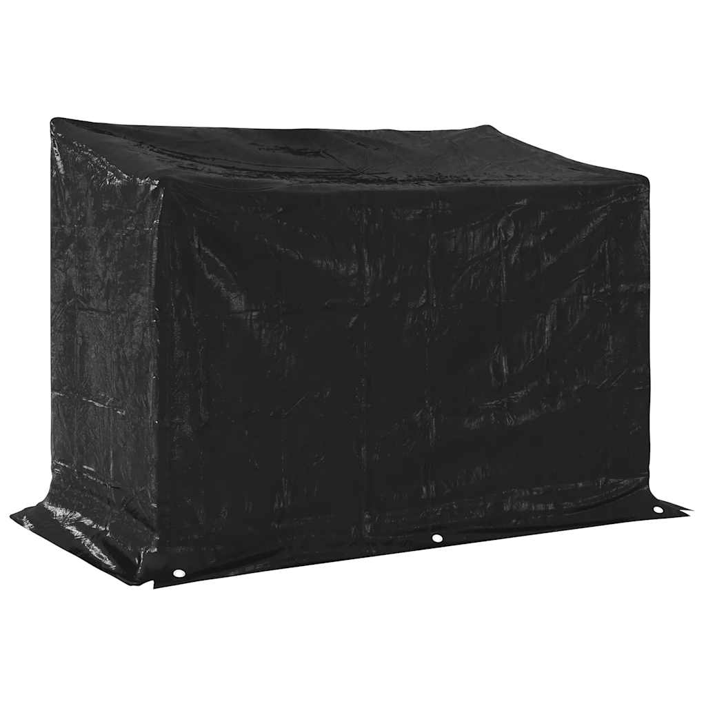Haardhoutrek met regenhoes 151x80,5x110,5 cm staal is nu te koop bij PeponiXL, paradijselijk wonen!