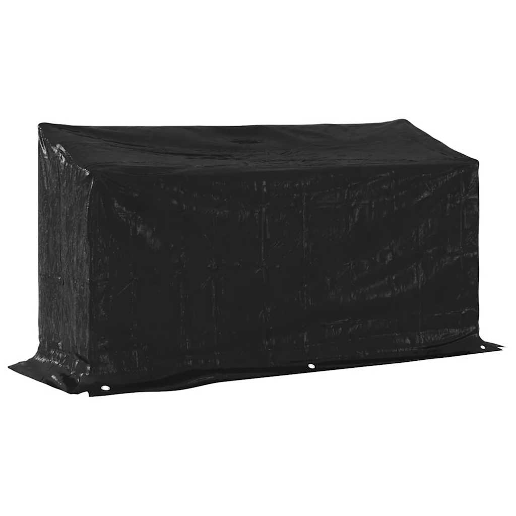 Haardhoutrek met regenhoes 200,5x60,5x110,5 cm staal is nu te koop bij PeponiXL, paradijselijk wonen!