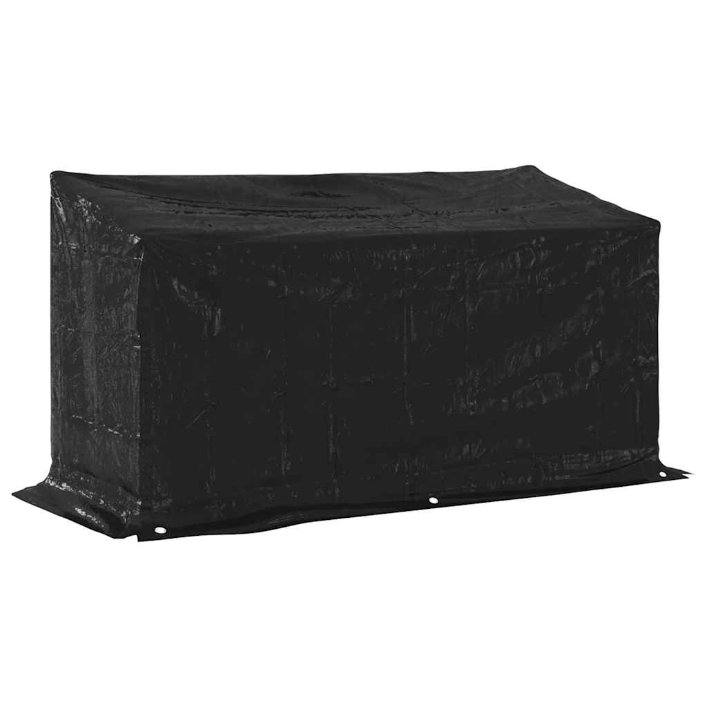 Haardhoutrek met regenhoes 200,5x80,5x110,5 cm staal is nu te koop bij PeponiXL, paradijselijk wonen!