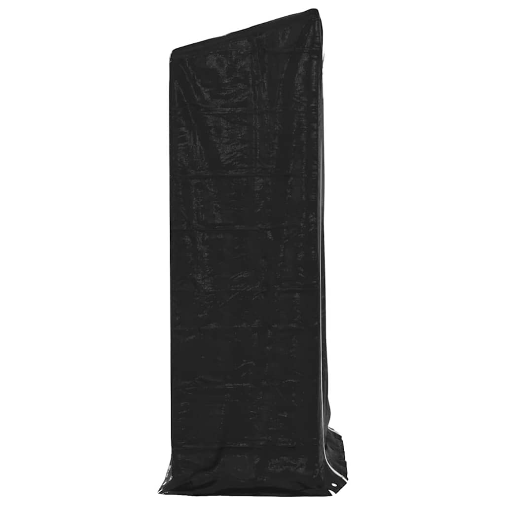 Haardhoutrek met regenhoes 100x60x200 cm gegalvaniseerd staal is nu te koop bij PeponiXL, paradijselijk wonen!
