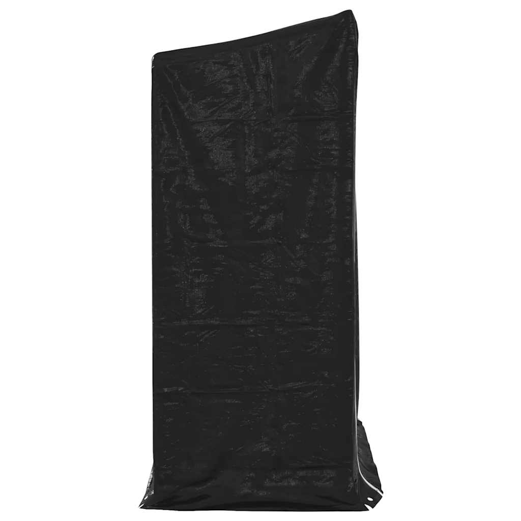 Haardhoutrek met regenhoes 150x80x200 cm gegalvaniseerd staal is nu te koop bij PeponiXL, paradijselijk wonen!