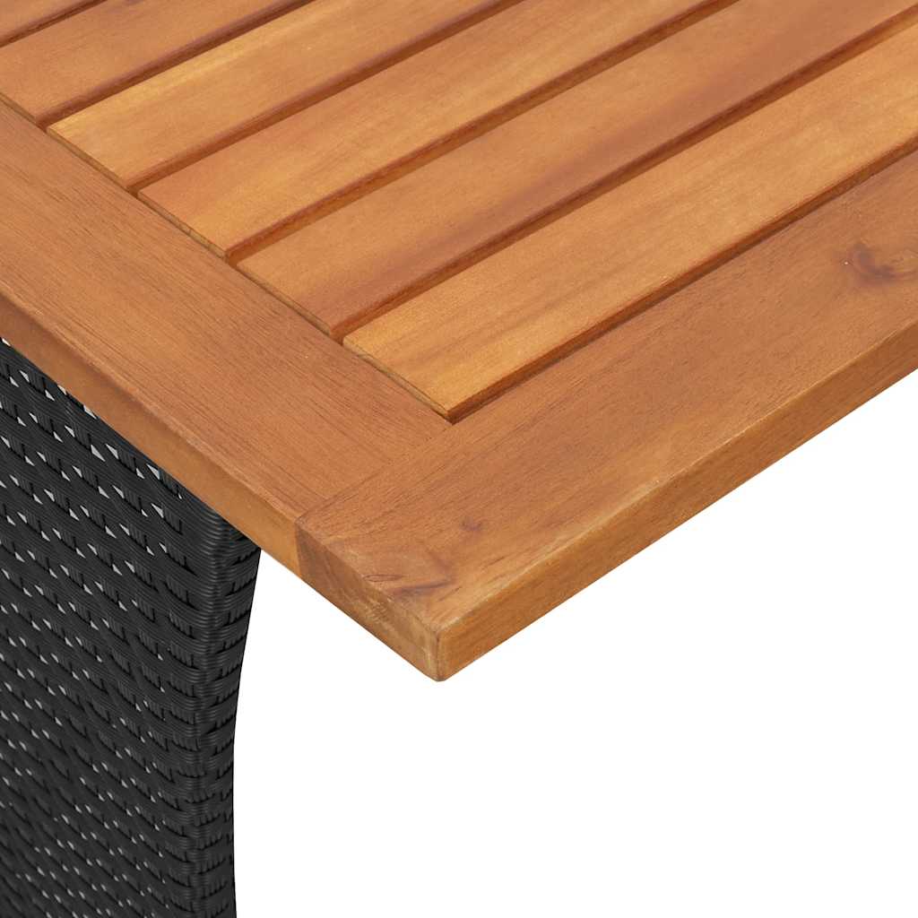 3-delige Tuinset met kussens poly rattan zwart is nu te koop bij PeponiXL, paradijselijk wonen!