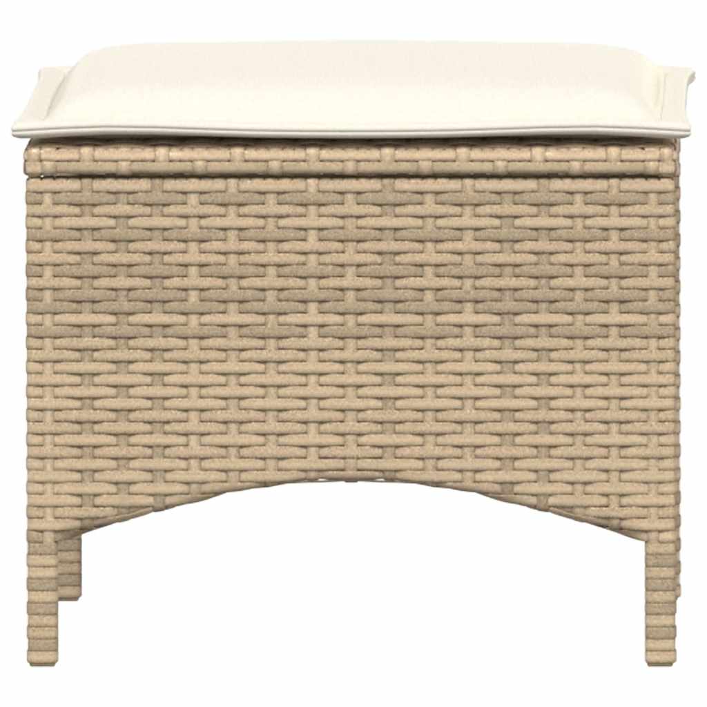 3-delige Tuinset met kussens poly rattan beige is nu te koop bij PeponiXL, paradijselijk wonen!