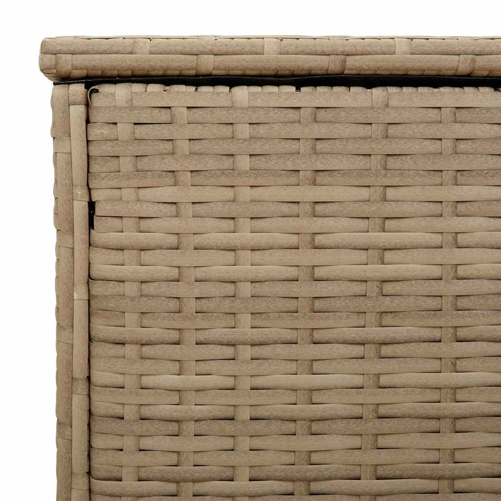 Opbergbox voor buiten 100x55x55,5 cm poly rattan beige is nu te koop bij PeponiXL, paradijselijk wonen!