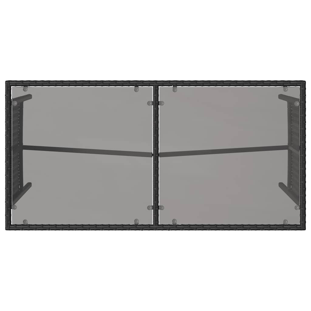 3-delige Tuinset met kussens poly rattan zwart is nu te koop bij PeponiXL, paradijselijk wonen!