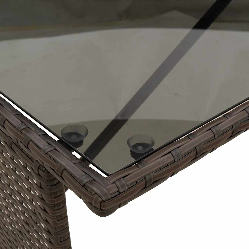 3-delige Tuinset met kussens poly rattan bruin is nu te koop bij PeponiXL, paradijselijk wonen!