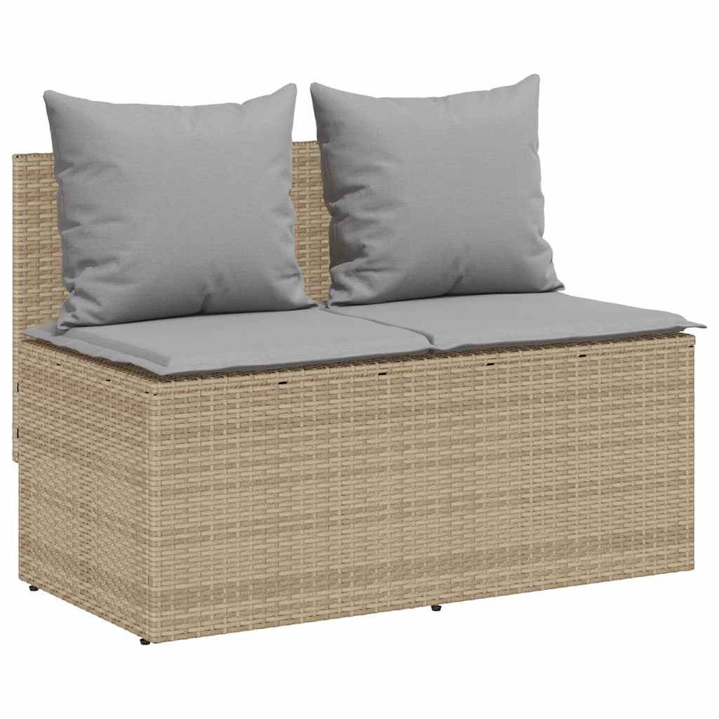 3-delige Tuinset met kussens poly rattan beige is nu te koop bij PeponiXL, paradijselijk wonen!