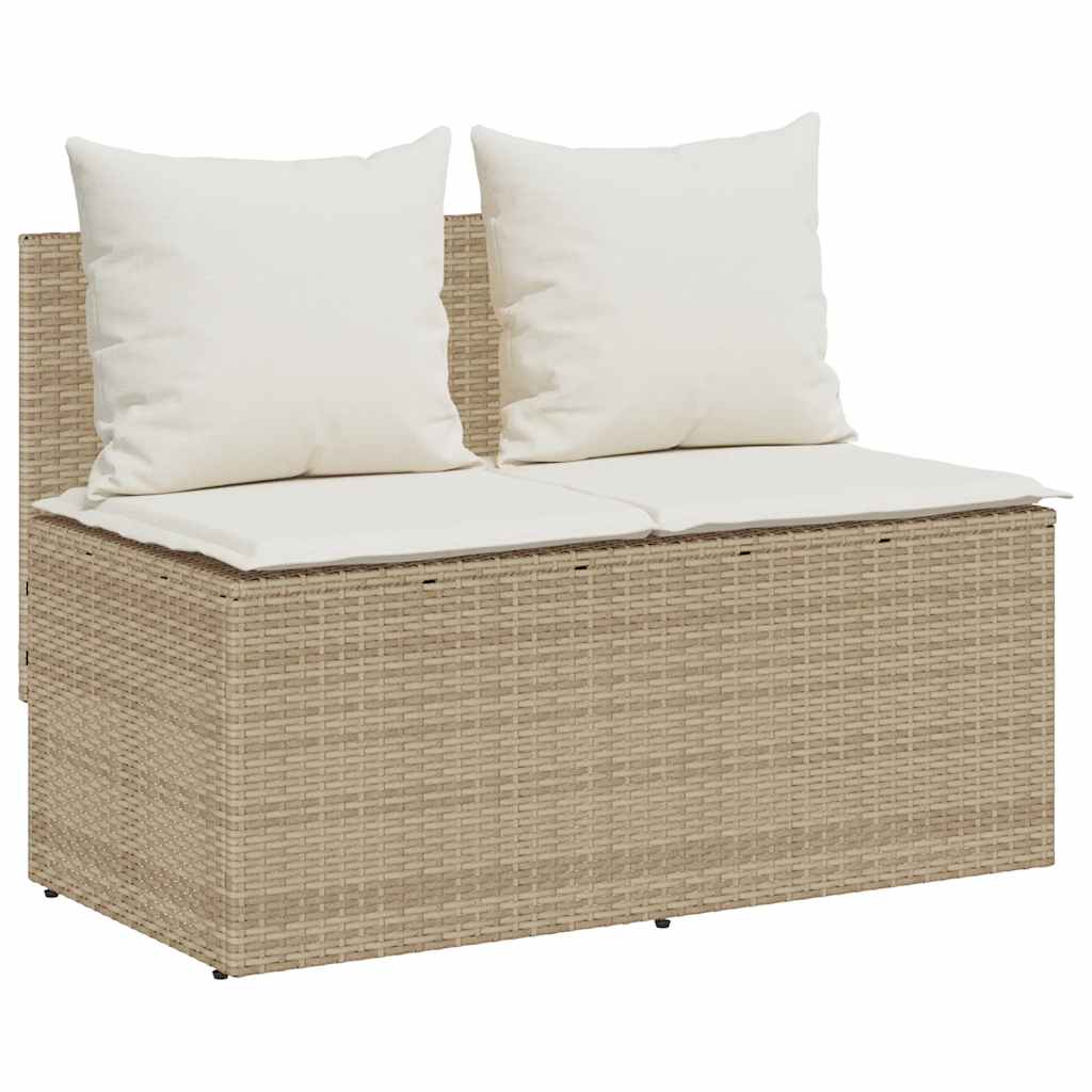 3-delige Tuinset met kussens poly rattan beige is nu te koop bij PeponiXL, paradijselijk wonen!