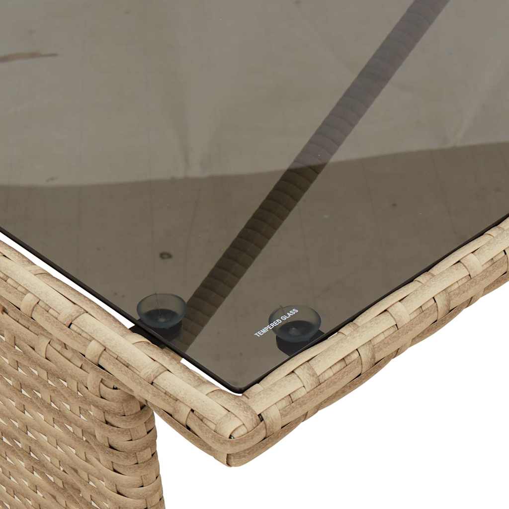 3-delige Tuinset met kussens poly rattan beige is nu te koop bij PeponiXL, paradijselijk wonen!