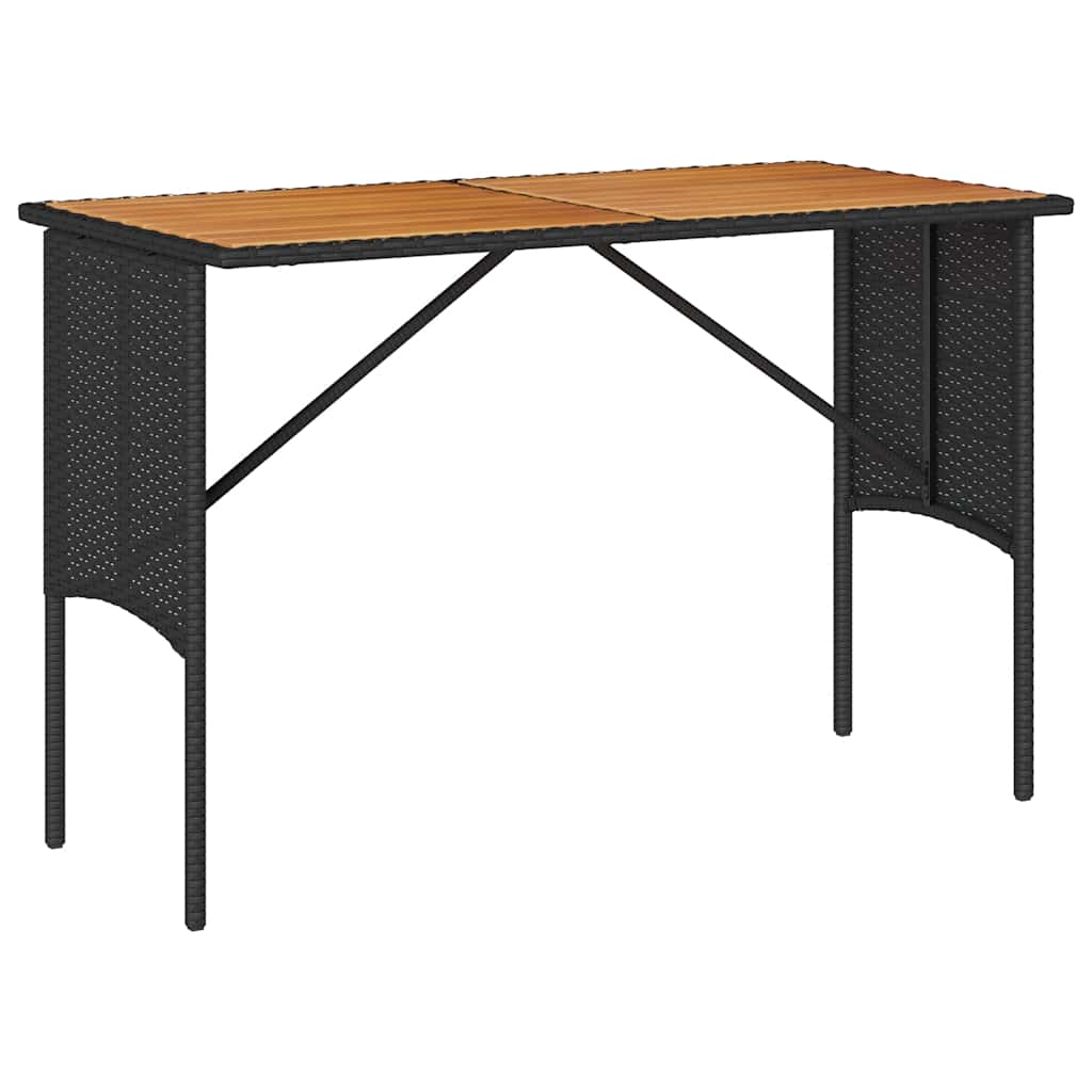 3-delige tuinset met kussens van zwart polyrotan is nu te koop bij PeponiXL, paradijselijk wonen!