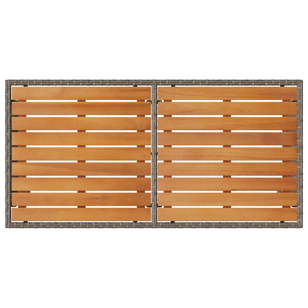 3-delige tuinset met kussens, grijs polyrotan is nu te koop bij PeponiXL, paradijselijk wonen!