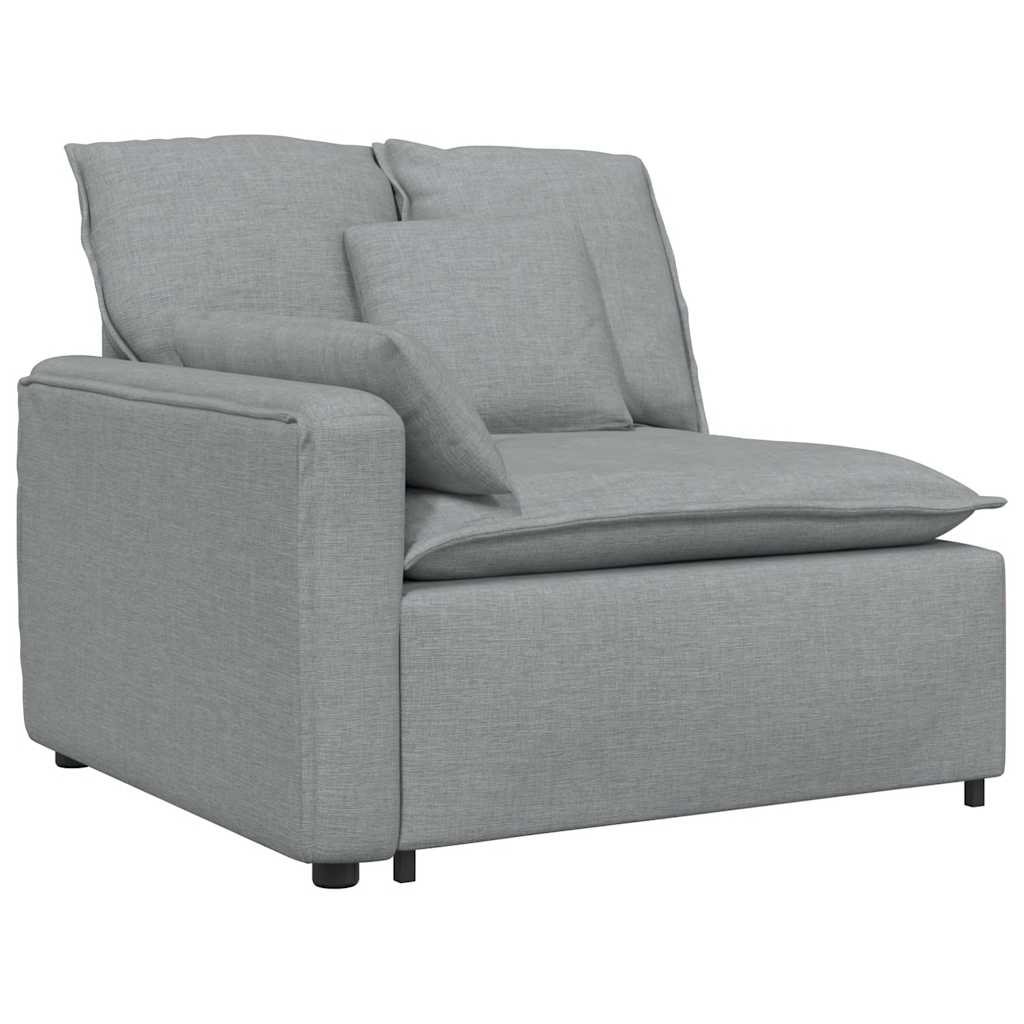 Modulaire bank Armleuning eindmodule met kussens 100 cm is nu te koop bij PeponiXL, paradijselijk wonen!