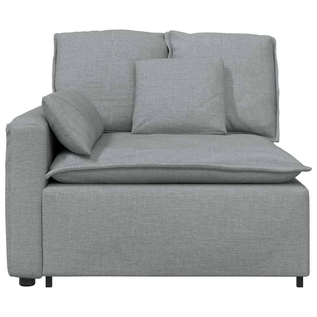 Modulaire bank Armleuning eindmodule met kussens 100 cm is nu te koop bij PeponiXL, paradijselijk wonen!