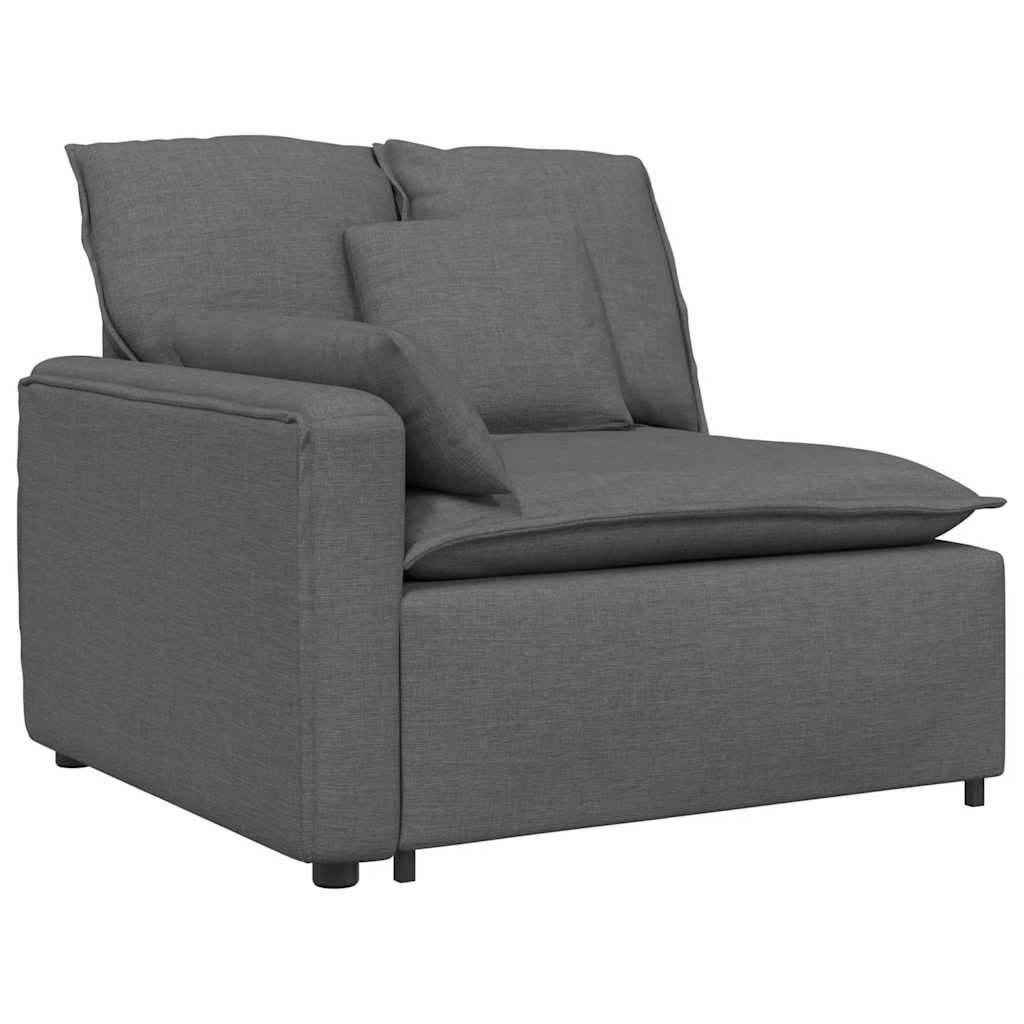 Modulaire bank Armleuning eindmodule met kussens 100 cm is nu te koop bij PeponiXL, paradijselijk wonen!
