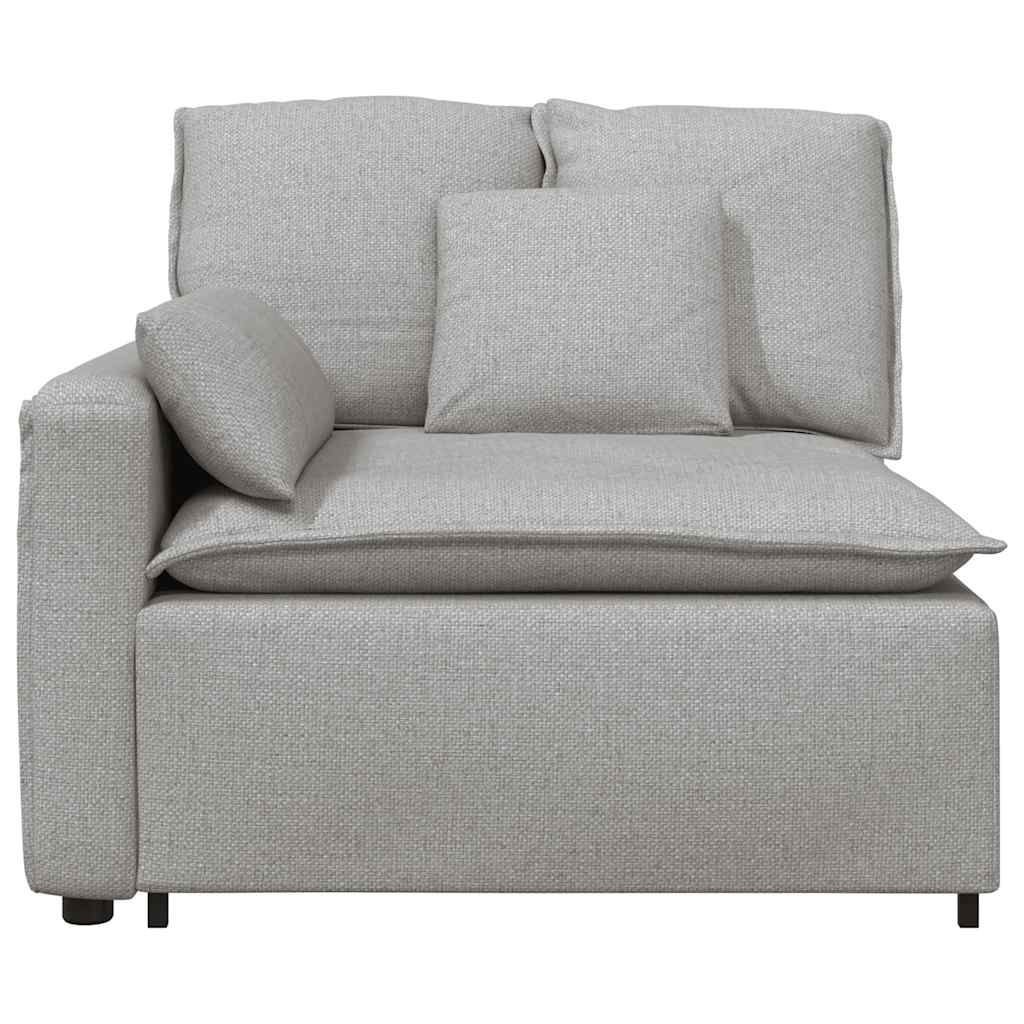 Modulaire bank Armleuning eindmodule met kussens 100 cm is nu te koop bij PeponiXL, paradijselijk wonen!
