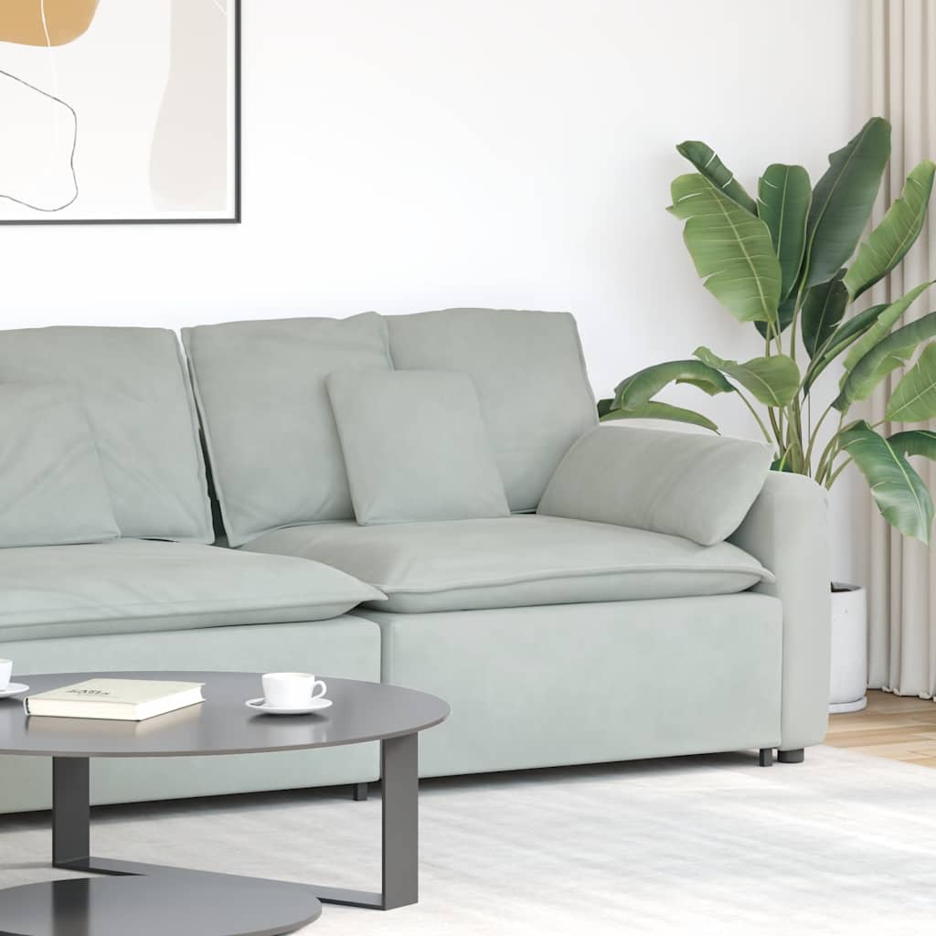 Modulaire bank Armleuning eindmodule met kussens 100 cm is nu te koop bij PeponiXL, paradijselijk wonen!