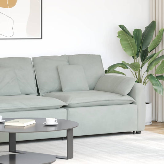 Modulaire bank Armleuning eindmodule met kussens 100 cm is nu te koop bij PeponiXL, paradijselijk wonen!