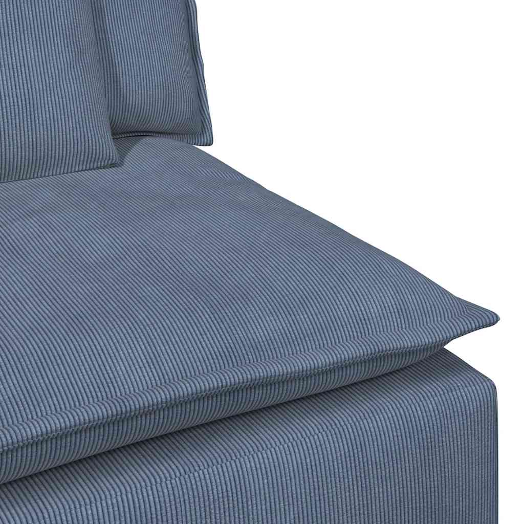 Modulaire bank Armleuning eindmodule met kussens 100 cm blauw is nu te koop bij PeponiXL, paradijselijk wonen!