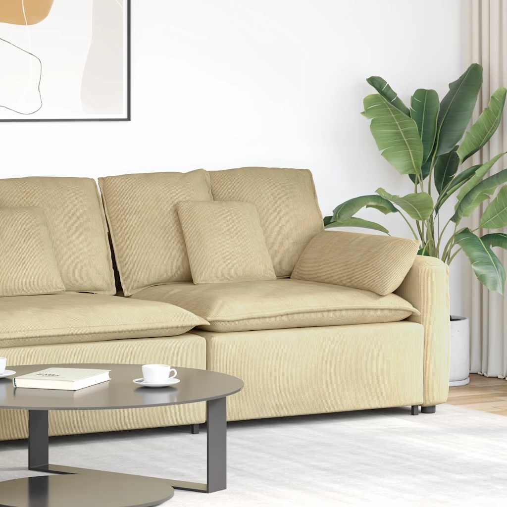 Modulaire bank Armleuning eindmodule met kussens grijsgroen 100 cm is nu te koop bij PeponiXL, paradijselijk wonen!