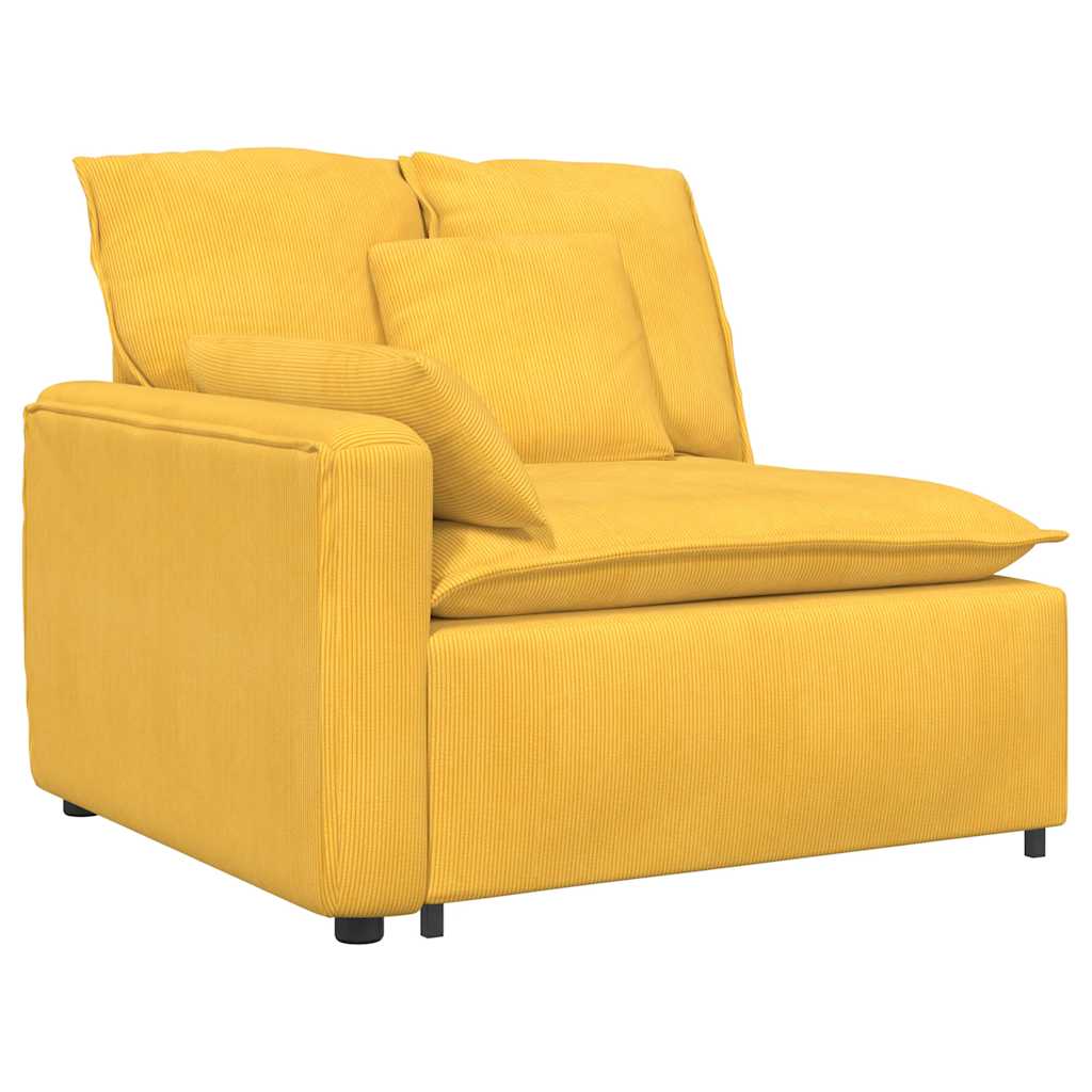 Modulaire bank Armleuning eindmodule met kussens 100 cm is nu te koop bij PeponiXL, paradijselijk wonen!