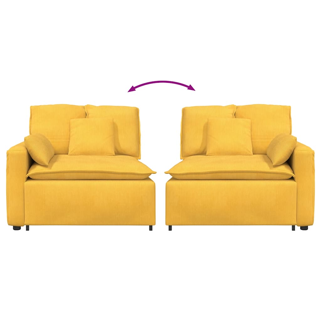 Modulaire bank Armleuning eindmodule met kussens 100 cm is nu te koop bij PeponiXL, paradijselijk wonen!