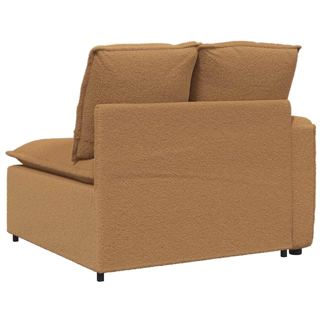 Modulaire bank Armleuning eindmodule met kussens 100 cm beige is nu te koop bij PeponiXL, paradijselijk wonen!