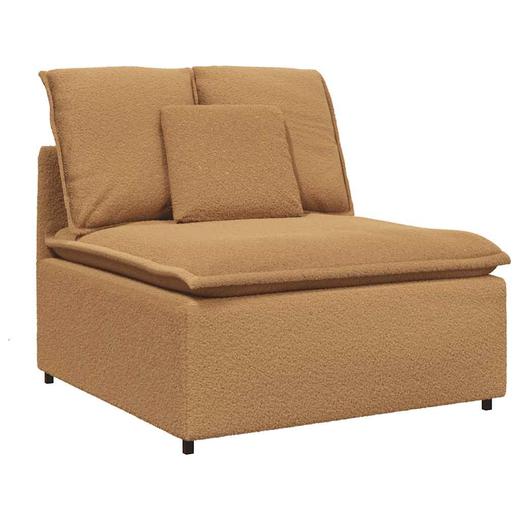 Modulaire bank middenmodule met kussens 100 cm beige is nu te koop bij PeponiXL, paradijselijk wonen!