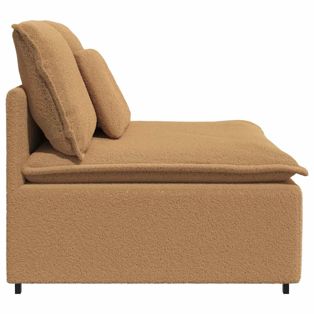 Modulaire bank middenmodule met kussens 100 cm beige is nu te koop bij PeponiXL, paradijselijk wonen!