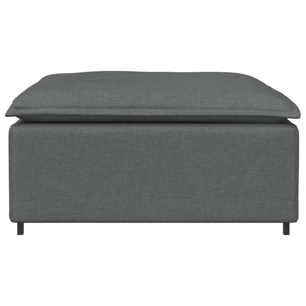 Modulaire voetenbank module 100x100x48 cm donkergrijs is nu te koop bij PeponiXL, paradijselijk wonen!