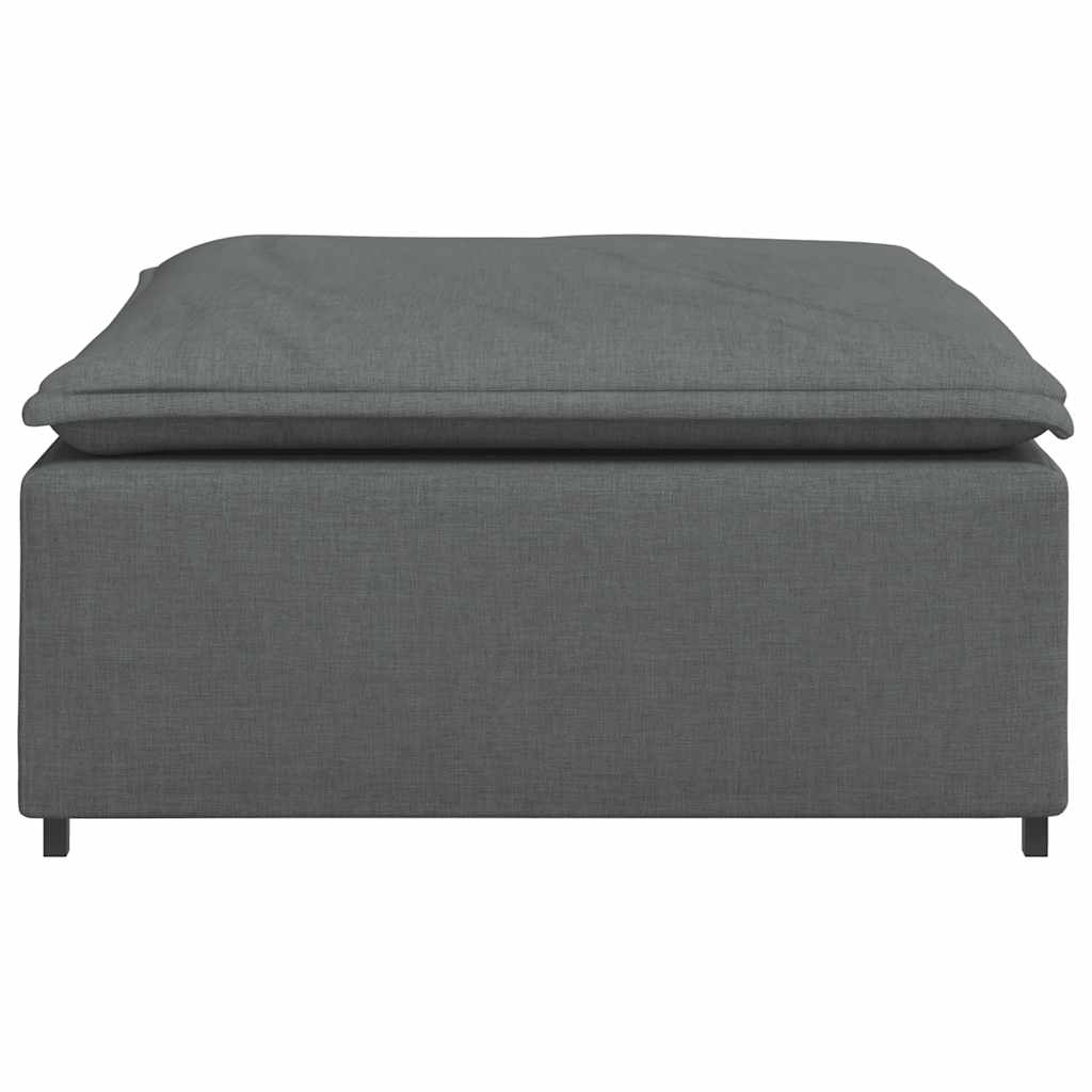 Modulaire voetenbank module 100x100x48 cm donkergrijs is nu te koop bij PeponiXL, paradijselijk wonen!