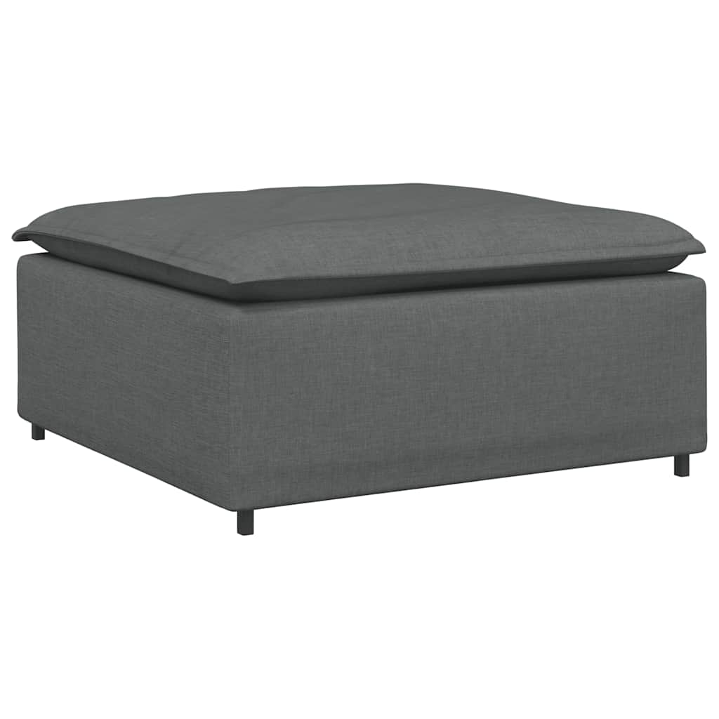 Modulaire voetenbank module 100x100x48 cm donkergrijs is nu te koop bij PeponiXL, paradijselijk wonen!