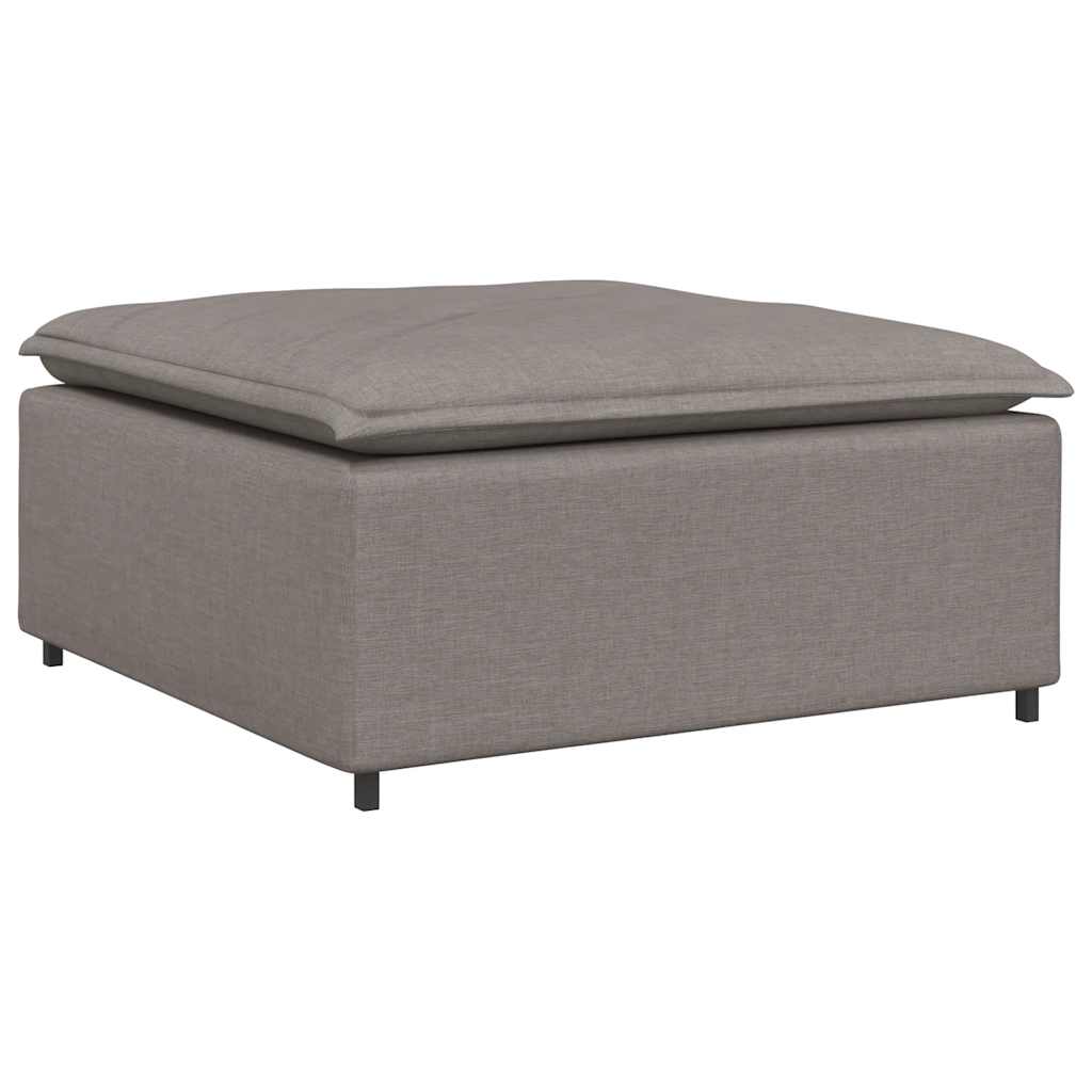Modulaire voetenbank module 100x100x48 cm taupe