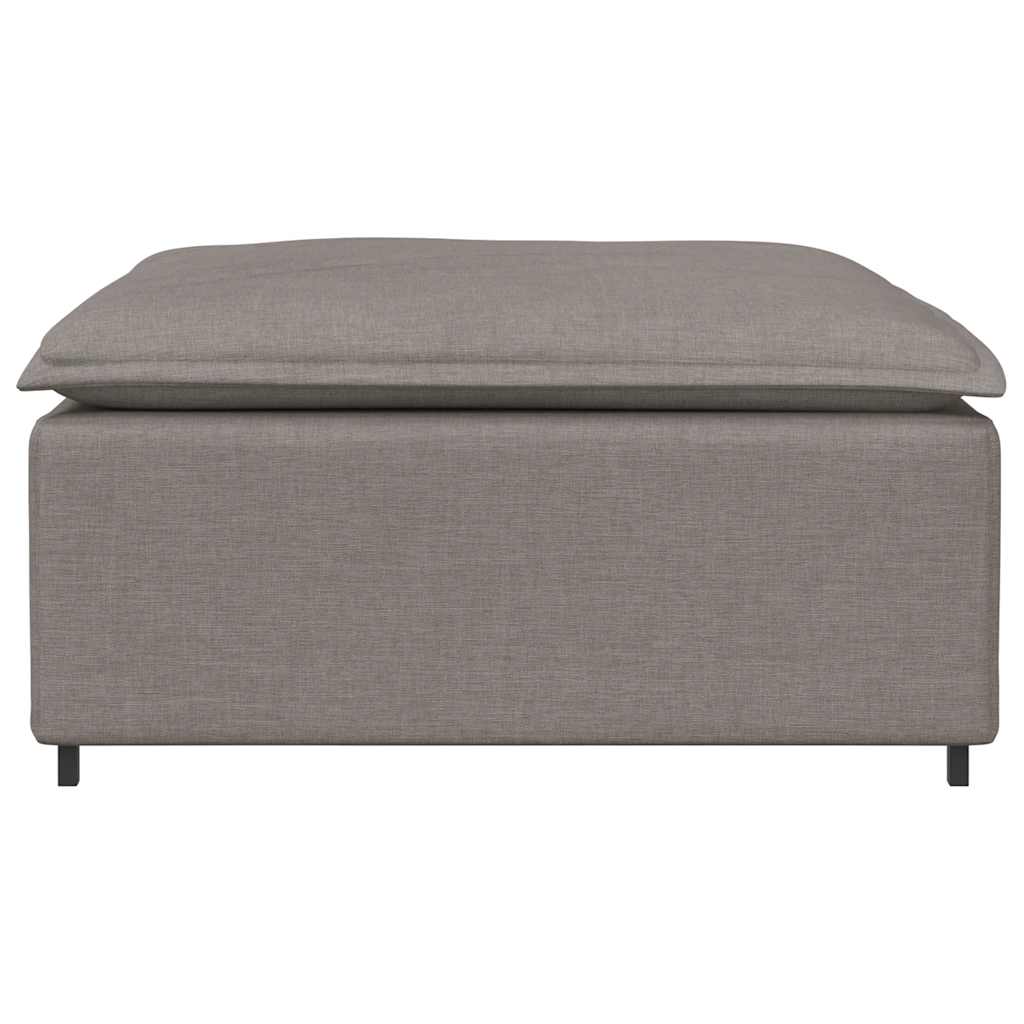 Modulaire voetenbank module 100x100x48 cm taupe