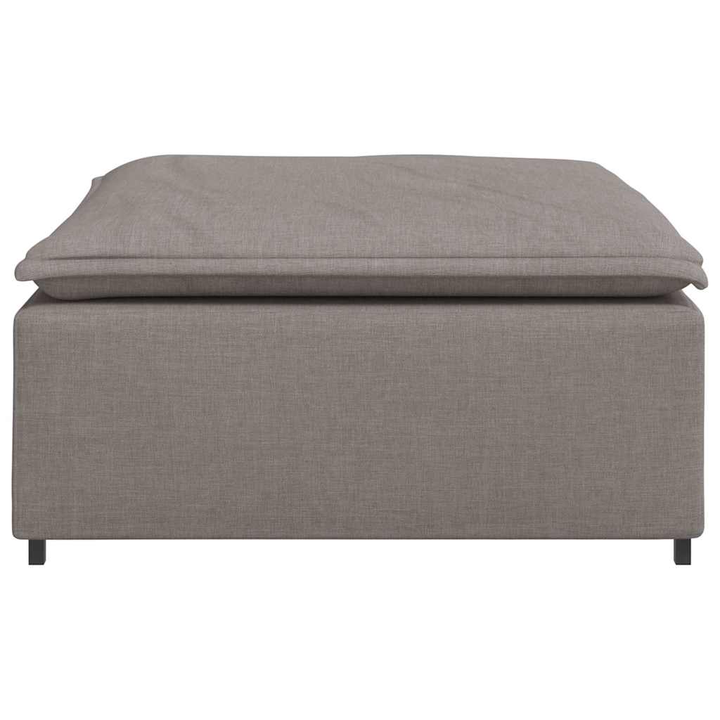 Modulaire voetenbank module 100x100x48 cm taupe