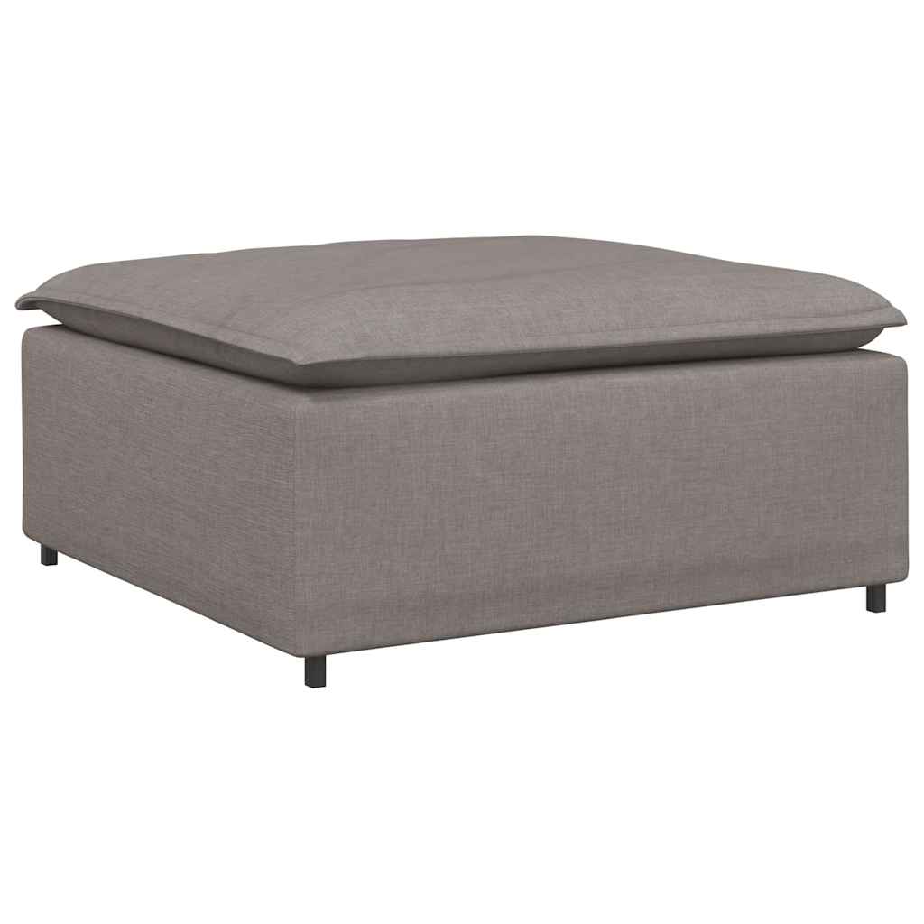 Modulaire voetenbank module 100x100x48 cm taupe