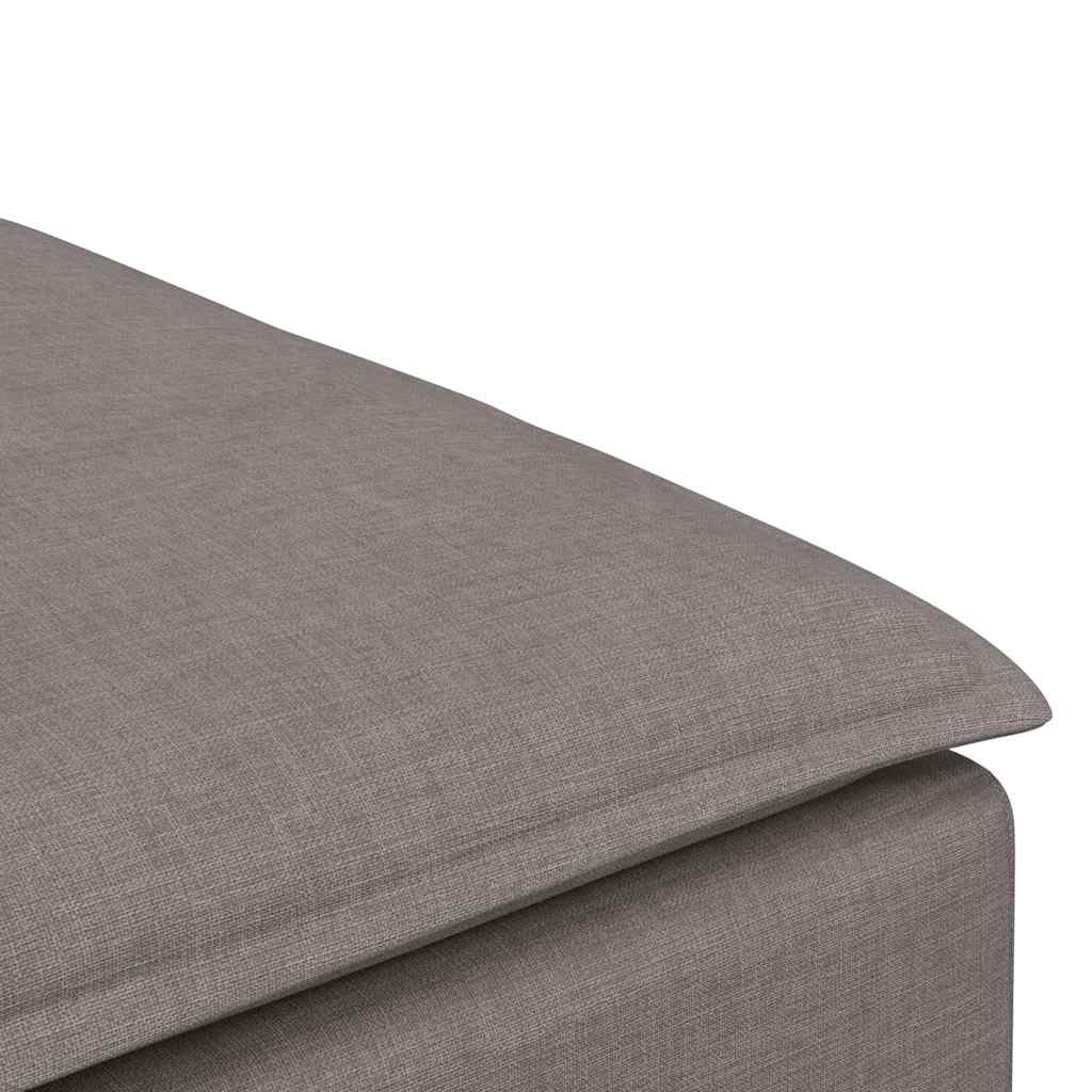 Modulaire voetenbank module 100x100x48 cm taupe