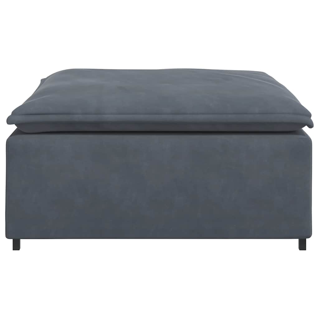 Modulaire voetenbank module 100x100x48 cm donkergrijs