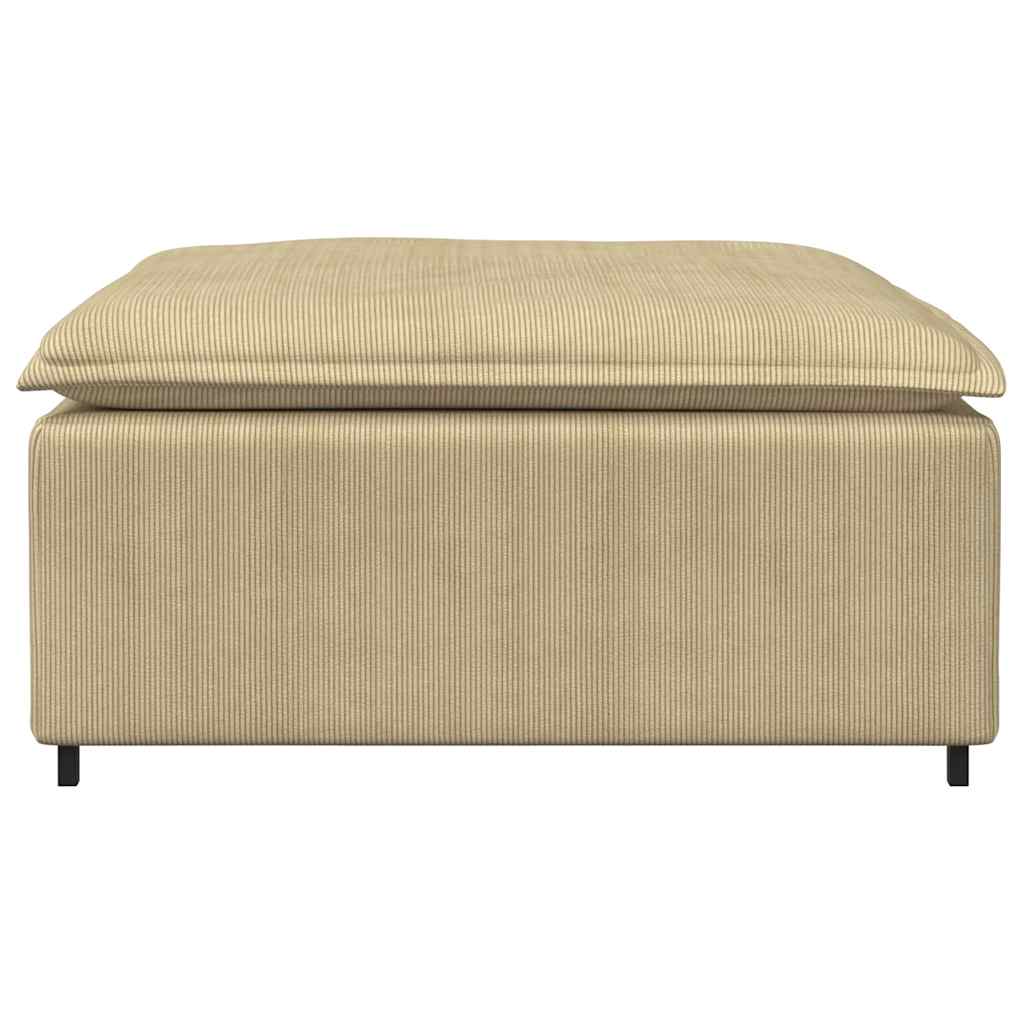 Modulaire bank voetenbank module grijsgroen 100x100x48 cm is nu te koop bij PeponiXL, paradijselijk wonen!