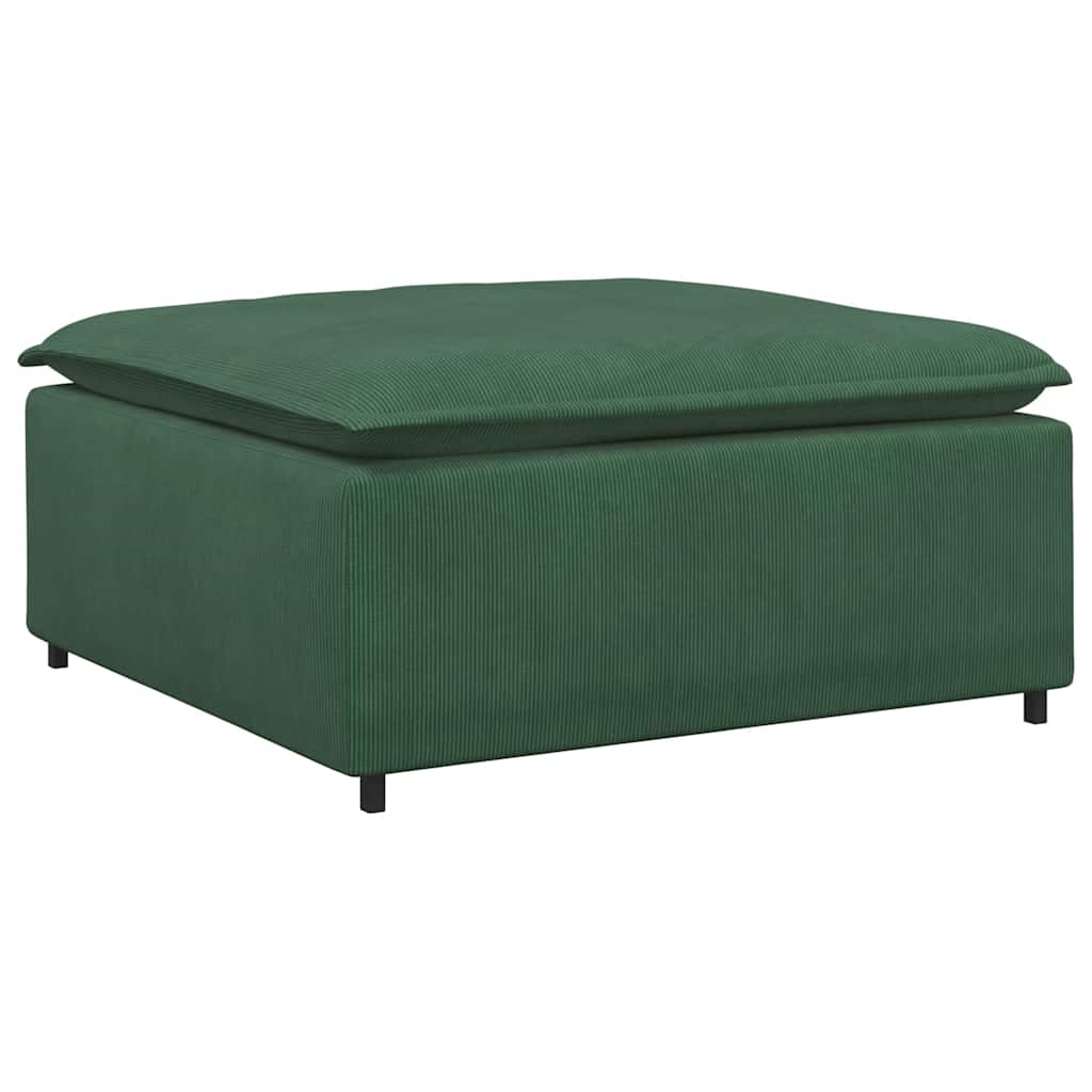 Modulaire bank voetenbank module donkergroen 100x100x48 cm is nu te koop bij PeponiXL, paradijselijk wonen!