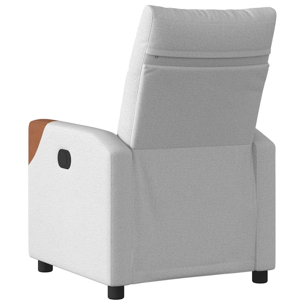 Fauteuil verstelbaar stof wolk grijs is nu te koop bij PeponiXL, paradijselijk wonen!