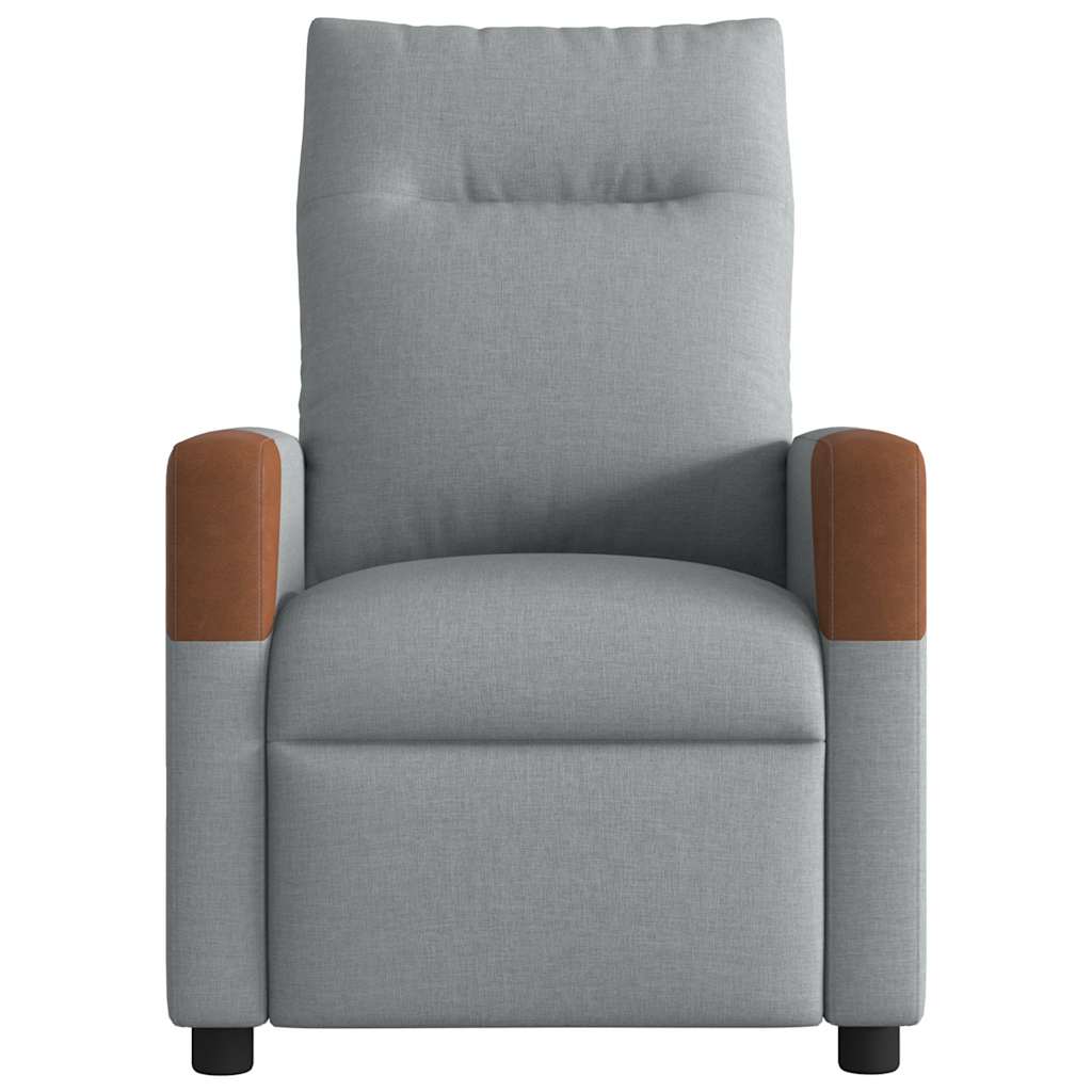 Massagestoel verstelbaar stof lichtgrijs is nu te koop bij PeponiXL, paradijselijk wonen!