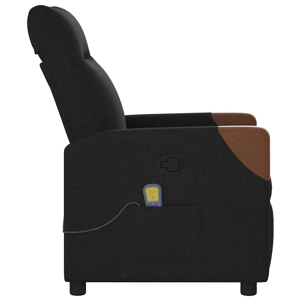 Massagestoel verstelbaar stof zwart is nu te koop bij PeponiXL, paradijselijk wonen!