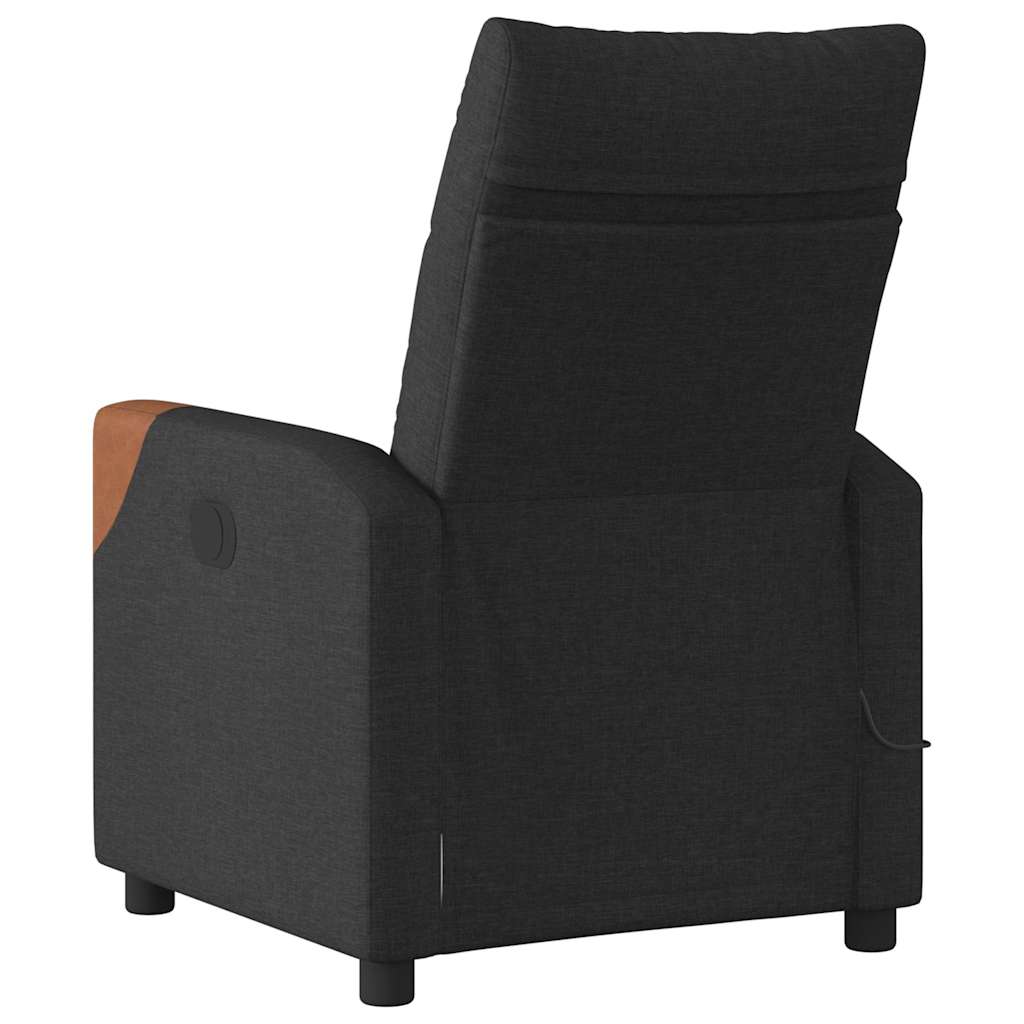 Massagestoel verstelbaar stof zwart is nu te koop bij PeponiXL, paradijselijk wonen!