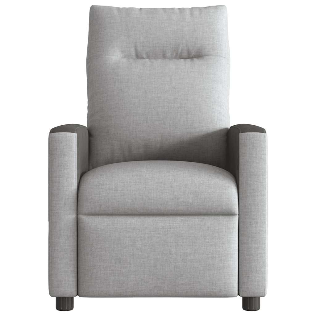 Fauteuil verstelbaar stof wolk grijs is nu te koop bij PeponiXL, paradijselijk wonen!