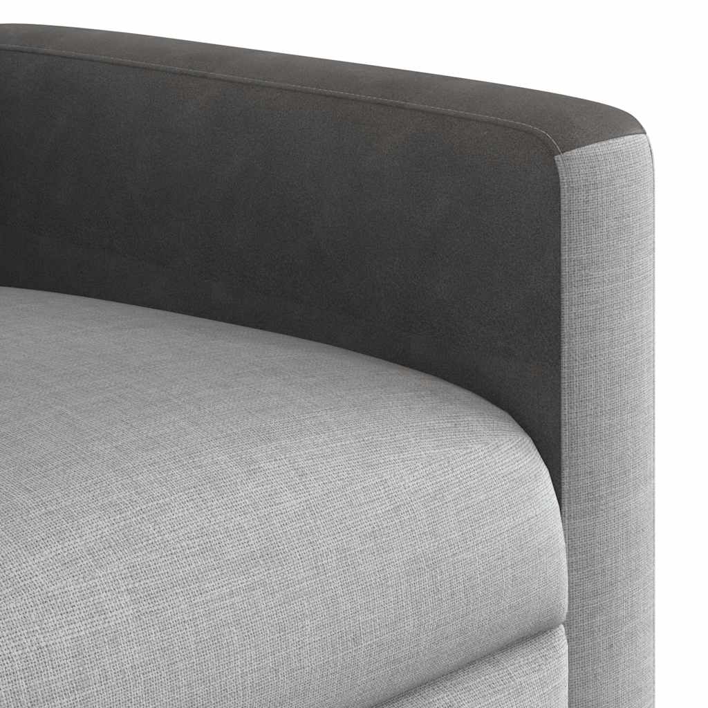 Fauteuil verstelbaar stof wolk grijs is nu te koop bij PeponiXL, paradijselijk wonen!