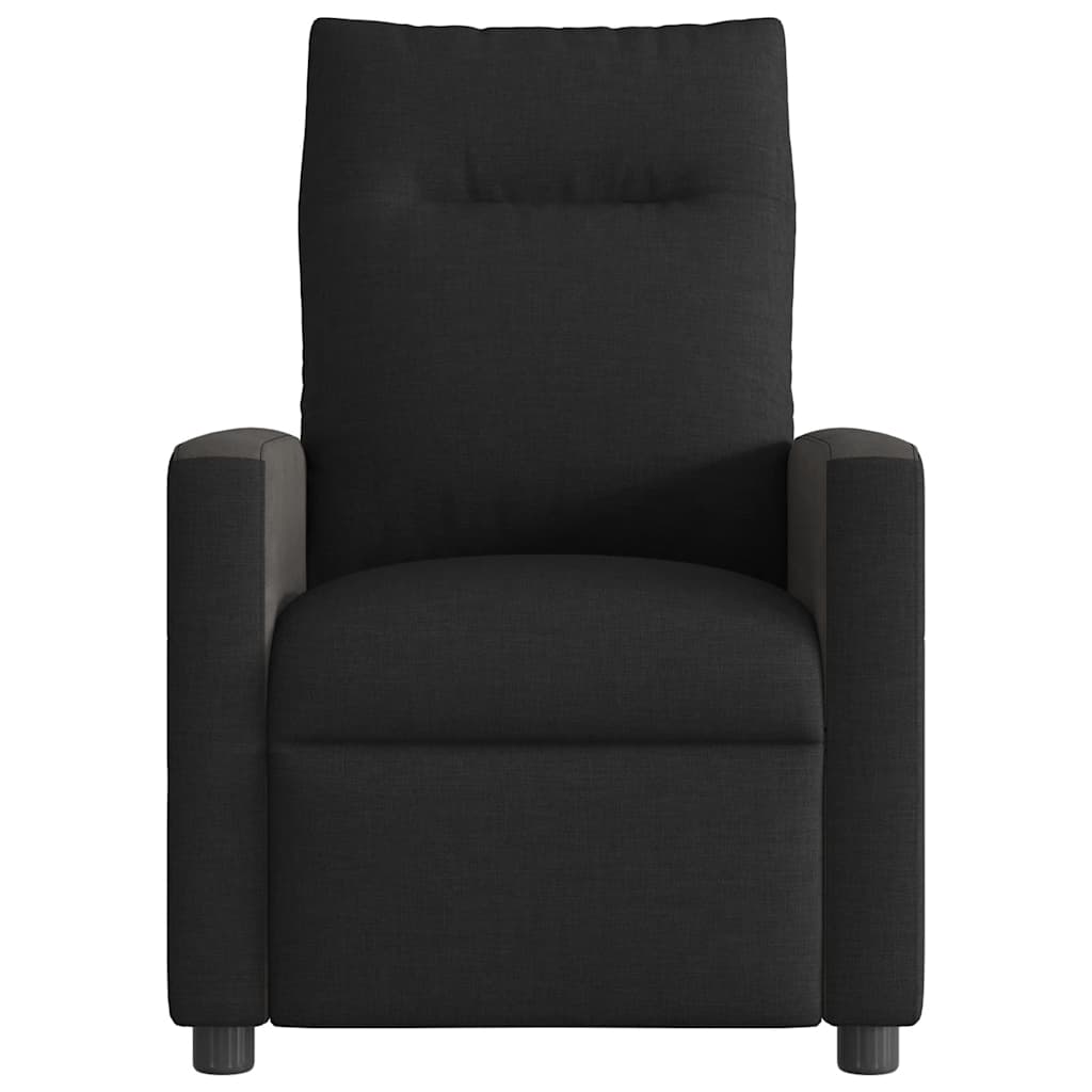 Fauteuil verstelbaar stof zwart is nu te koop bij PeponiXL, paradijselijk wonen!