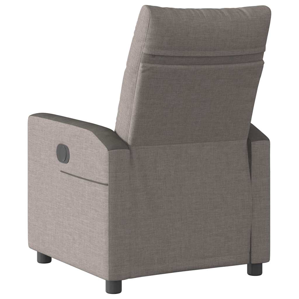Fauteuil verstelbaar stof taupe is nu te koop bij PeponiXL, paradijselijk wonen!